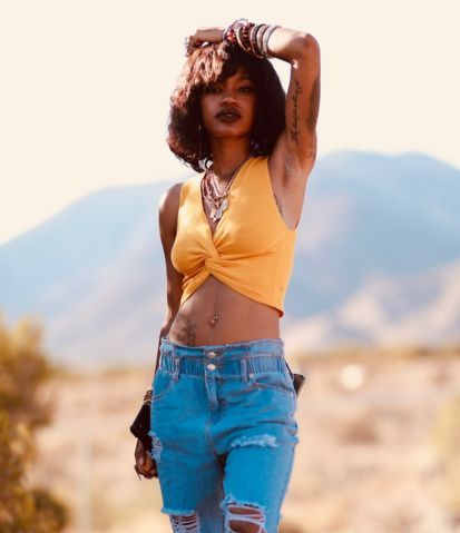 MUSTARD YELLOW CRISS CROSS CROP TOP