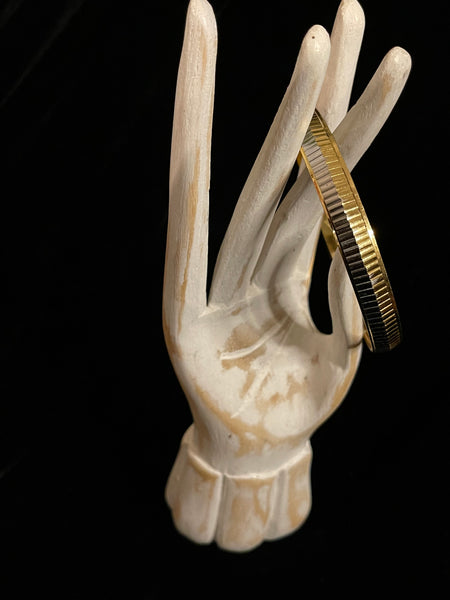 Ode to Kirk Franklin Silver & Gold Bangle 1