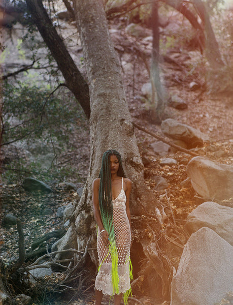 Handmade White Goddess Crochet Dress