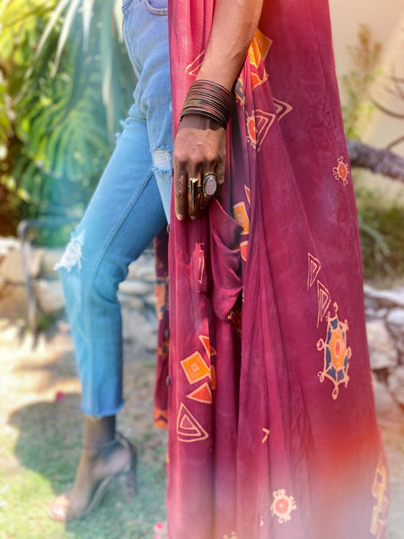 SAME TRIBE SLEEVELESS DUSTER