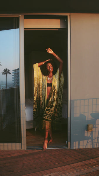 Green Goddess Kimono