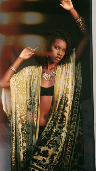 Green Goddess Kimono