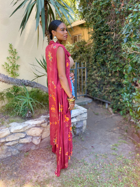 SAME TRIBE SLEEVELESS DUSTER