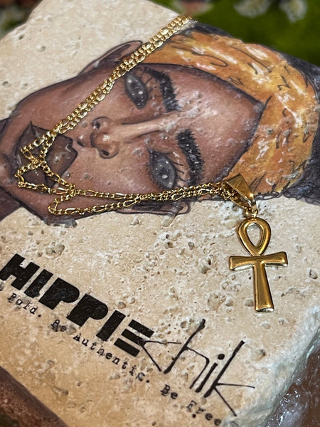 Gold Ankh Necklace