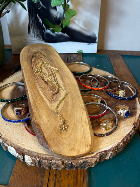 Small Gold Initial Necklace