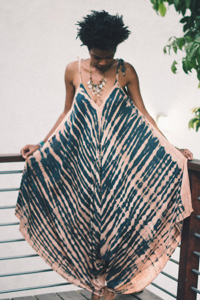 Peach & Navy Zinga Jumper