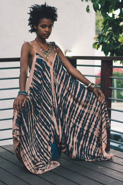 Peach & Navy Zinga Jumper