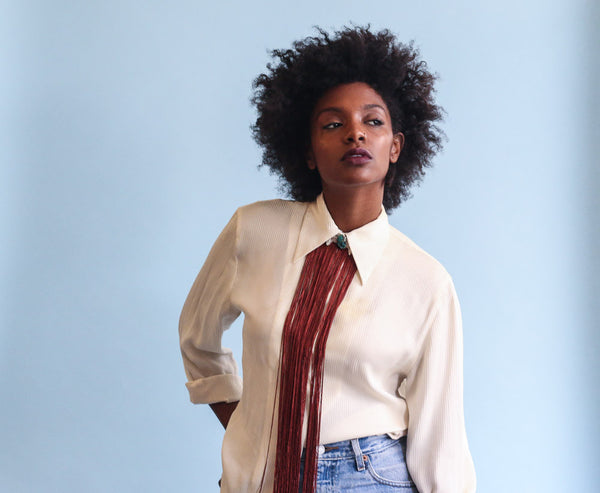 "The Vintage Native" Fringe Choker