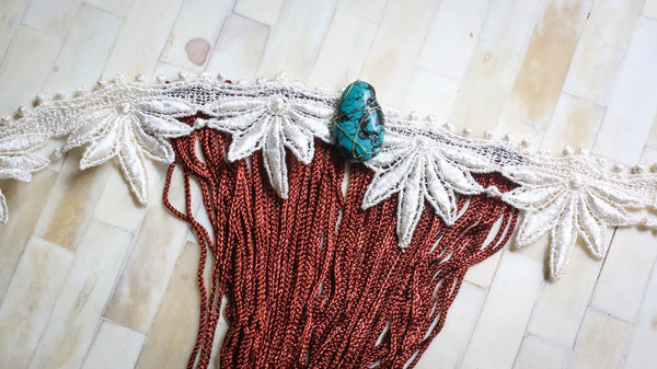 "The Vintage Native" Fringe Choker