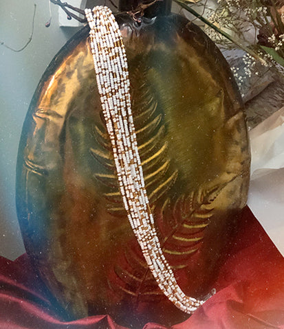 Gold & White Waist Beads