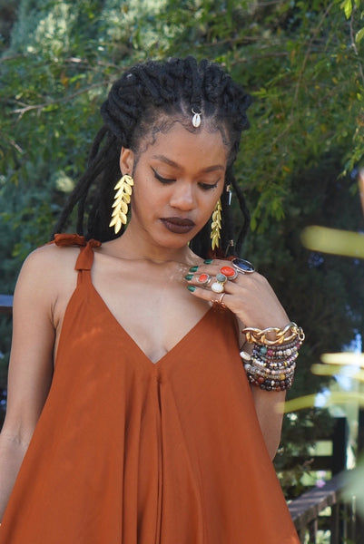 Honey Brown Zinga Romper