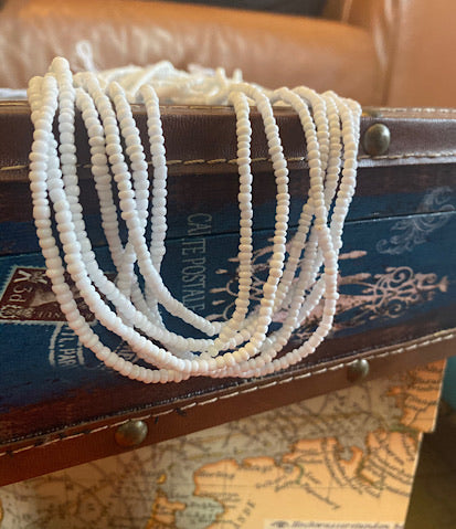 White Waistbeads
