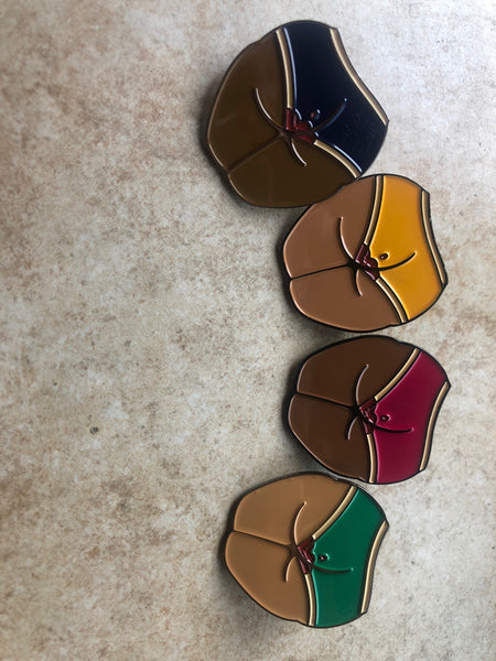 Hello I'm Menstruating enamel pins