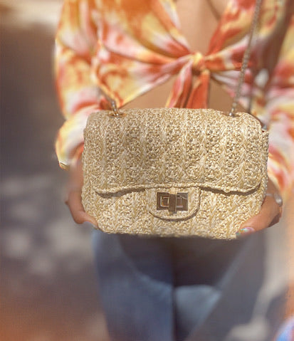 Gold Metal Goddess Bag