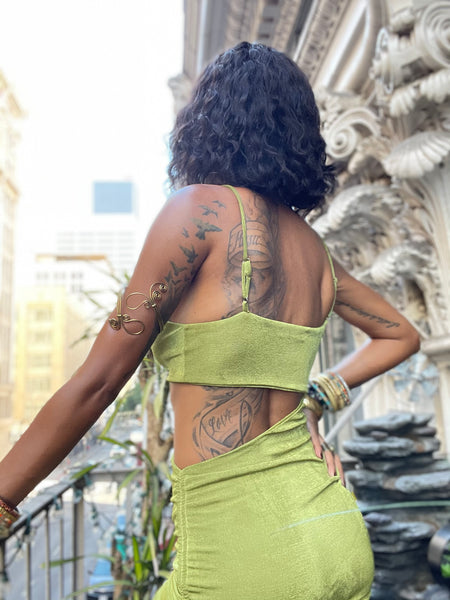 Lemongrass Green BodyCon Dress