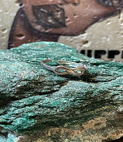Infinity Silver Sterling Toe Ring