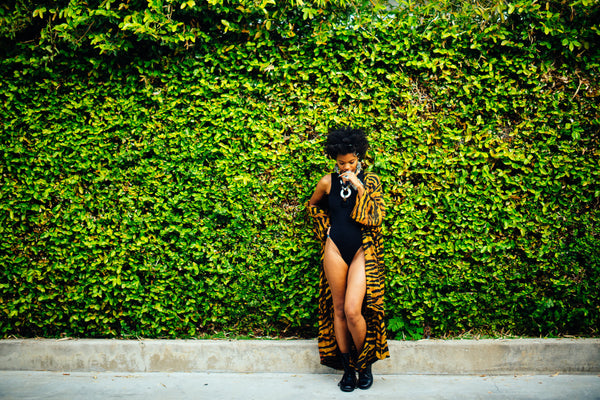 Tiger Floor Length Duster