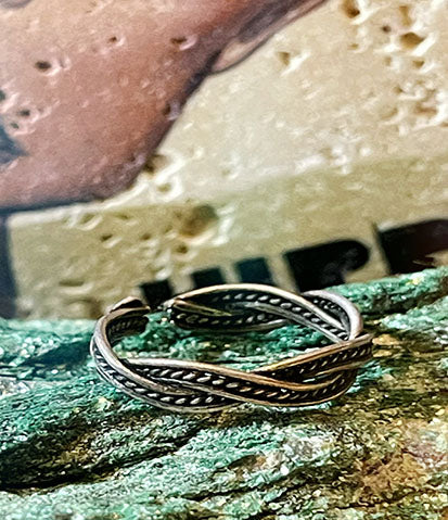 Tribal Band Sterling Silver Toe Ring