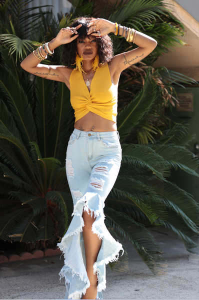 Mustard crop discount hoodie
