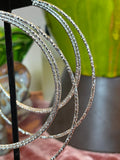 Triple Threat Hoop Earrings