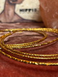 Triple Threat Hoop Earrings