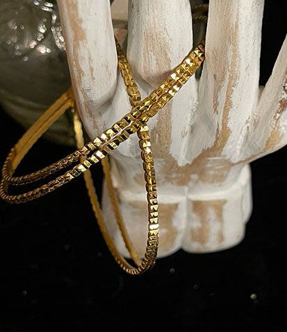 Thyser J~ Gold Plated Bangle