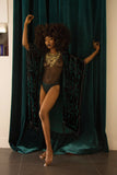 BLACK JUNGLE RAIN KIMONO