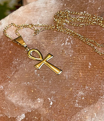 Gold Ankh Necklace