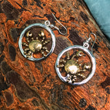Cancer Crab Hoop Earrings