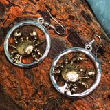 Cancer Crab Hoop Earrings