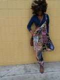 Patchwork overalls