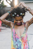 Metallic Flower Hair Pins