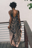 Peach & Navy Zinga Jumper