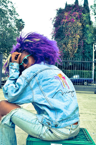 Women's Oversized Vintage Denim Jacket