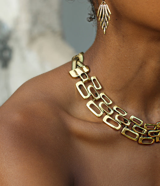 Gold Tail Earrings