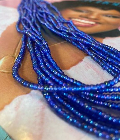 Green and Clear Waist Beads
