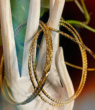 Queen Melanesia Gold Plated Bangles