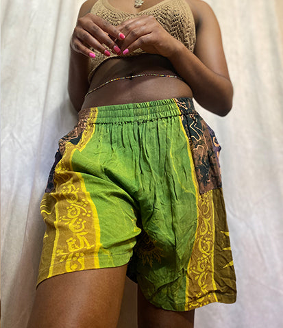 Lemongrass Patchwork Shorts