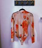 Naked Flower BodySuit