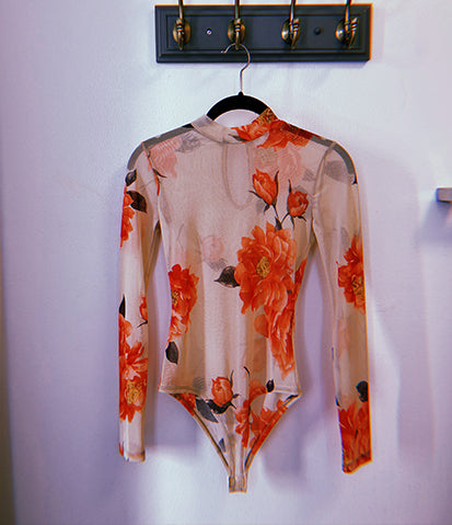 Naked Flower BodySuit