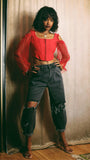 HAWT & SPICY RED CORSET TOP