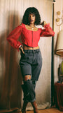 HAWT & SPICY RED CORSET TOP