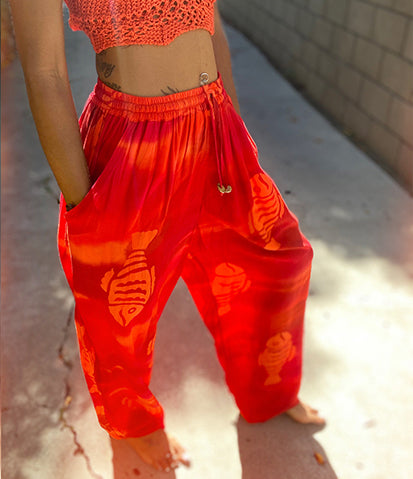 Red Fish Lounge Pants