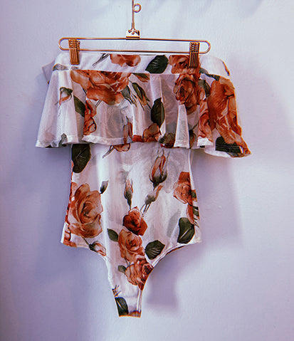 White Rose Bodysuit