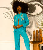 Date Night Silk 2Pc Pants Set