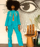 Date Night Silk 2Pc Pants Set